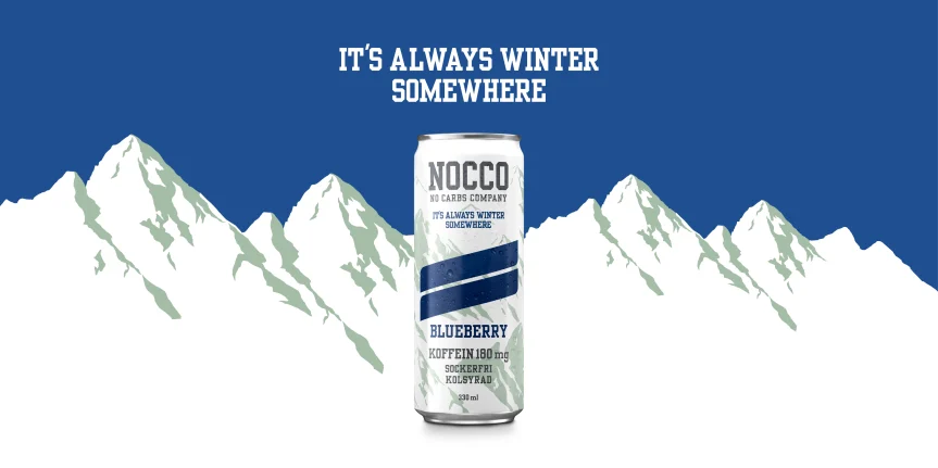 NOCCO återlanserar succén Limited Winter Edition Blueberry
